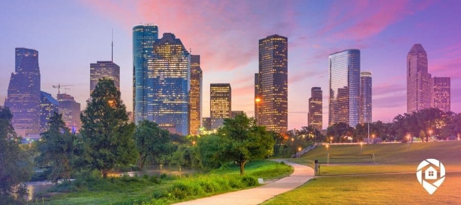 Skyline of Harris County Texas